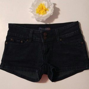 Levi's Dark Denim Jean Shorts Zip Front 5 Pocket Classic SZ 3